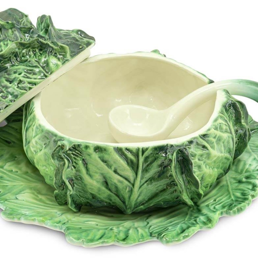 Супница SOUP BOWL CABBAGE W/PLATE D25