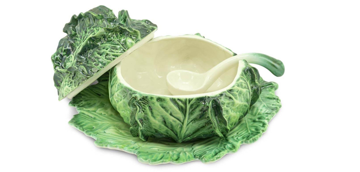 Супница SOUP BOWL CABBAGE W/PLATE D25
