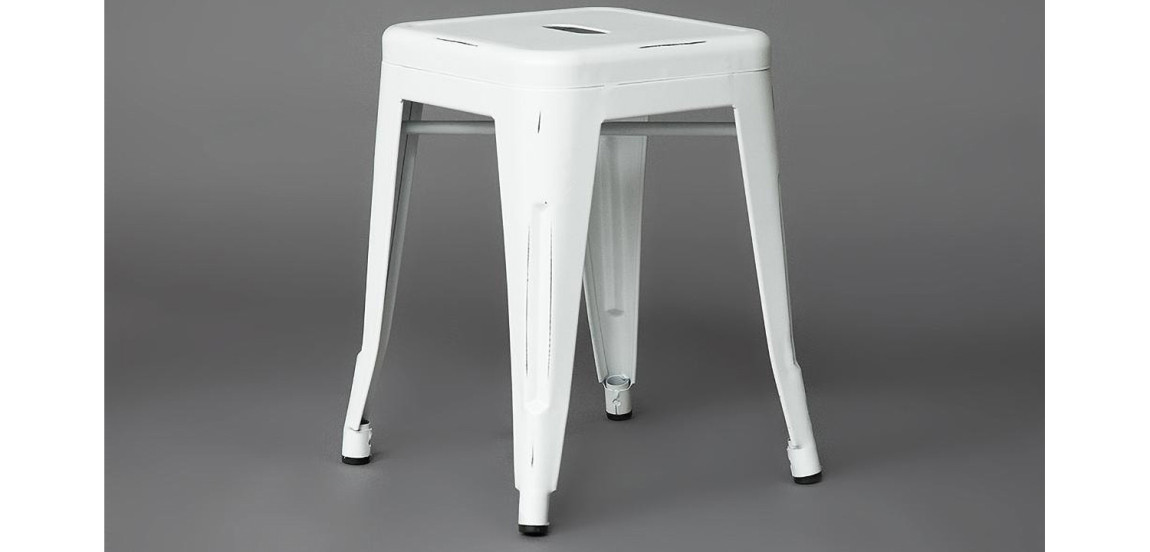 Табурет Tolix white metal