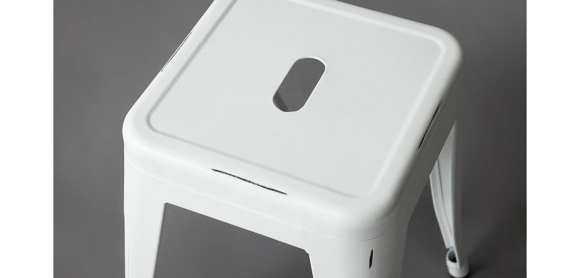 Табурет Tolix white metal