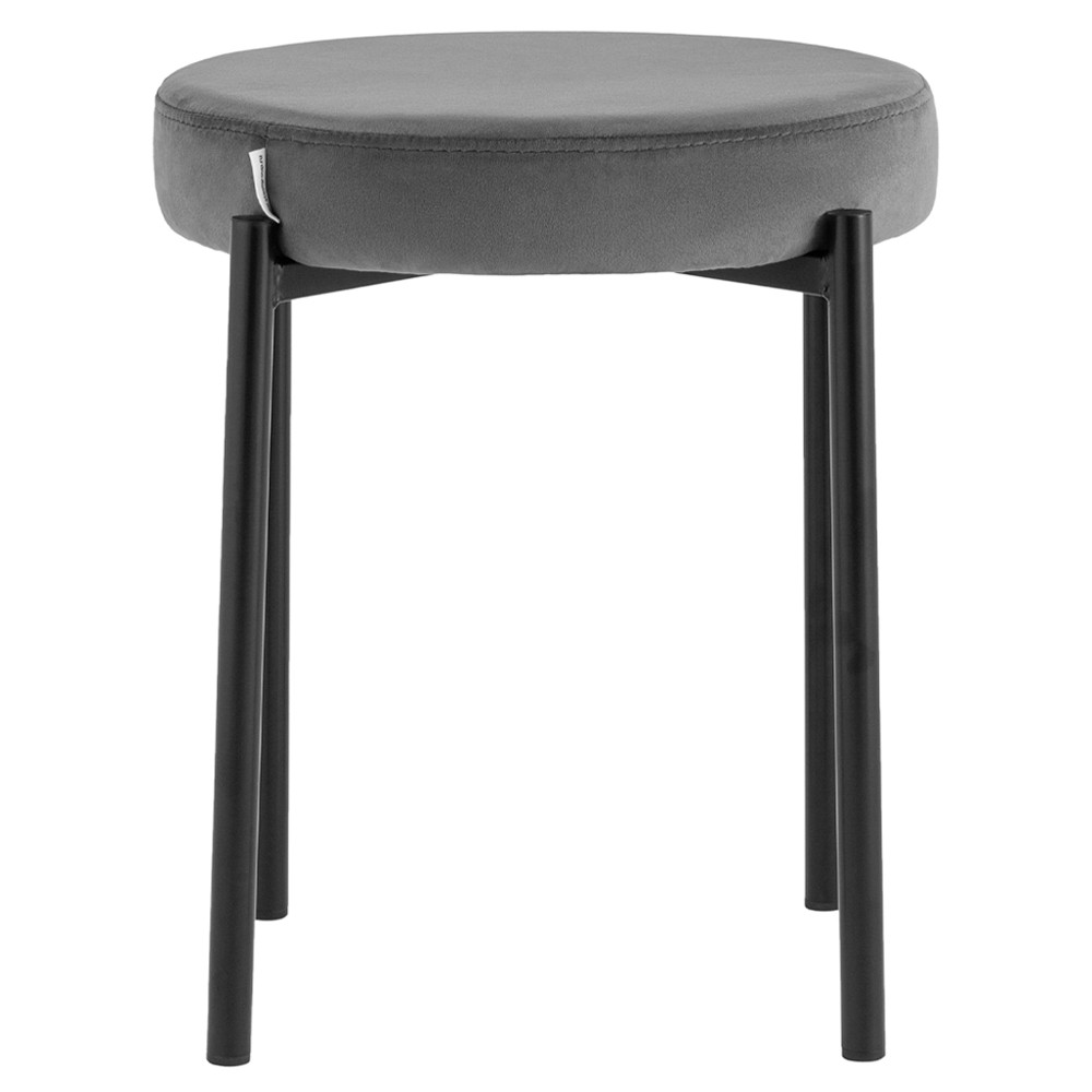 Табурет с мягким круглым сиденьем RIO Grey