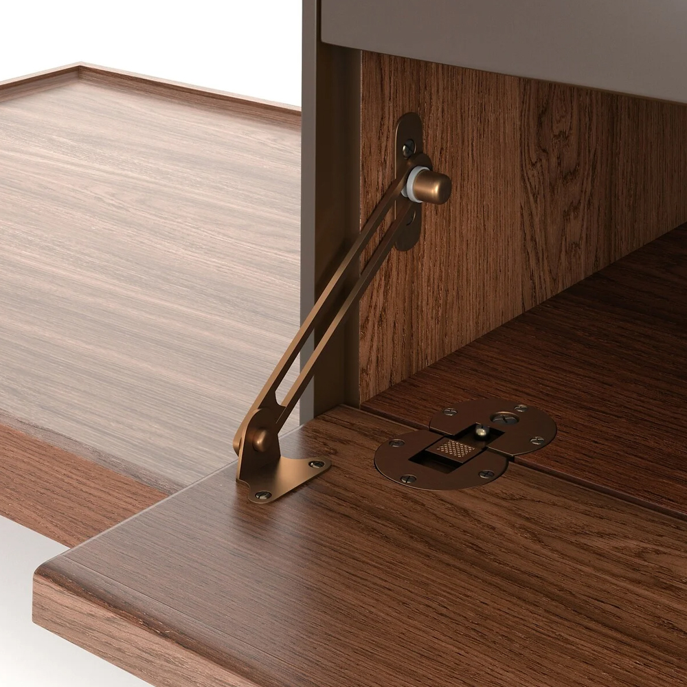 ТВ-тумба из орехового дерева Marco Wooden TV Stand