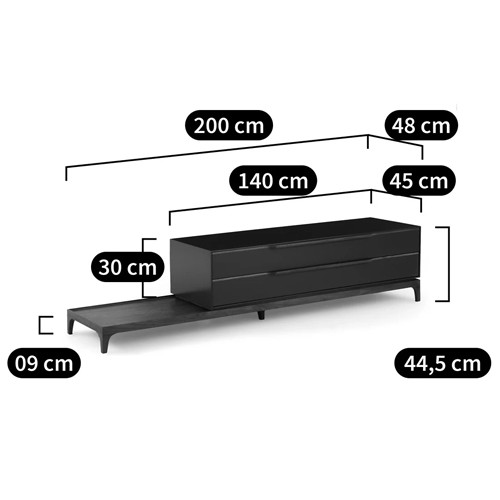 ТВ-тумба из орехового дерева Marco Wooden TV Stand
