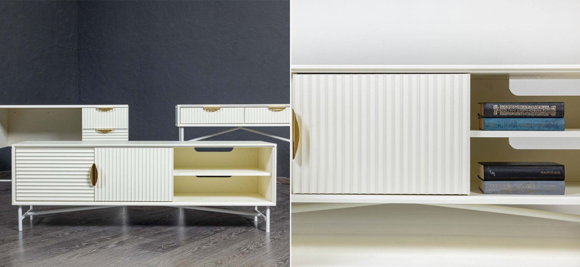 ТВ-тумба Antique Order Белая 150 см