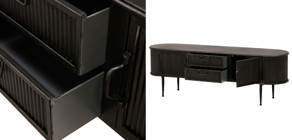 ТВ-тумба Hugon Wood Metal TV Stand