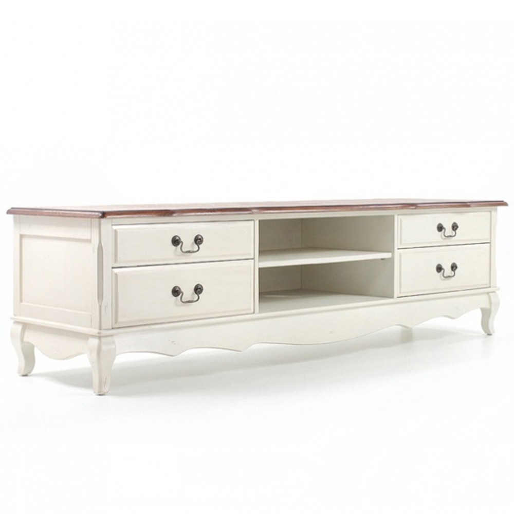 ТВ-тумба в стиле прованс из массива берёзы Interiors Romance