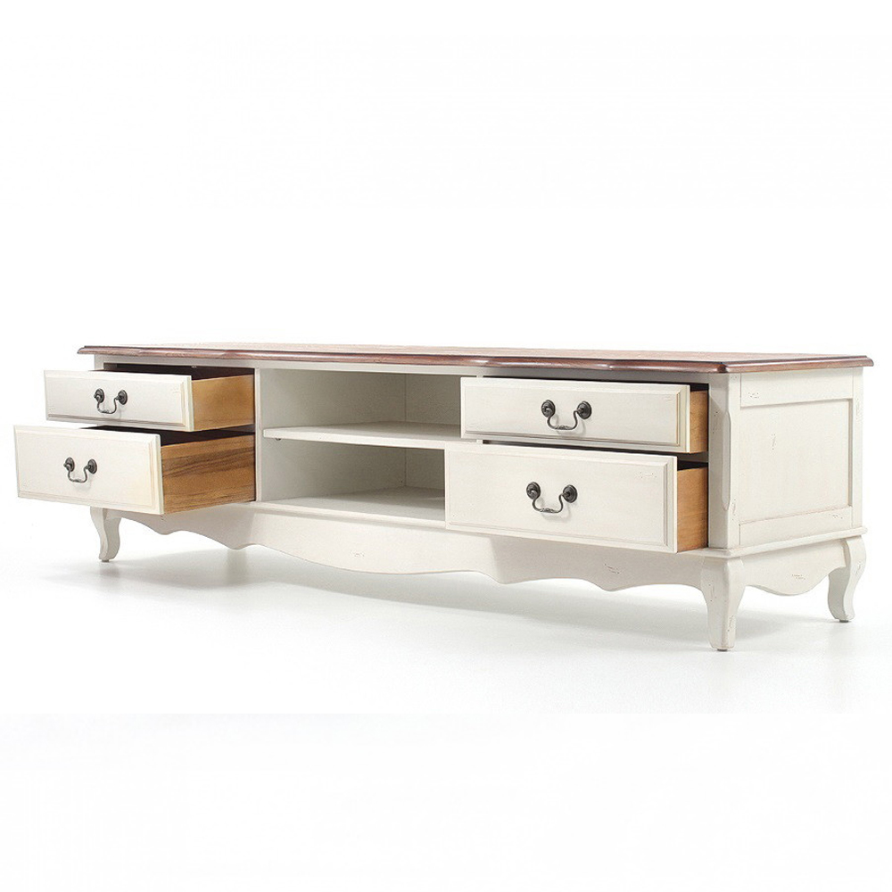 ТВ-тумба в стиле прованс из массива берёзы Interiors Romance