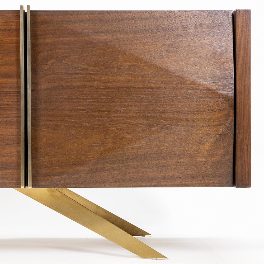 ТВ-тумба в цвете американский орех Introduce