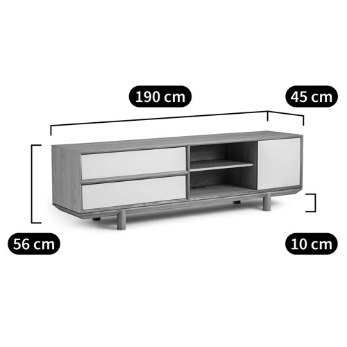ТВ-тумба из массива ореха Robinett Wooden TV Stand