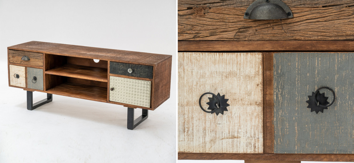 ТВ-тумба из натурального дерева Handmade Wooden