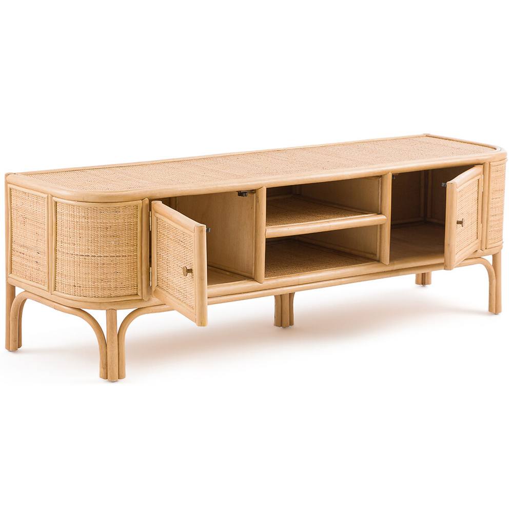ТВ-тумба из плетеного ротанга Simone Rattan TV Stand