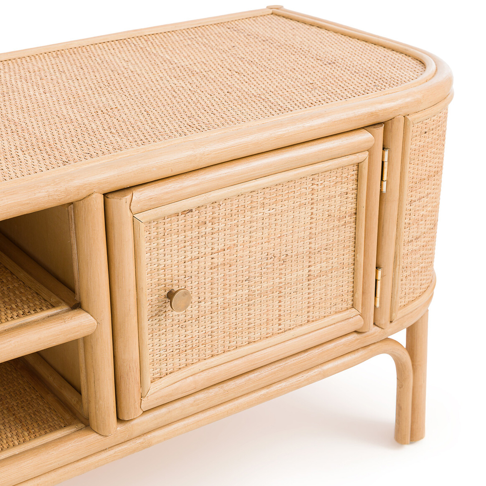 ТВ-тумба из плетеного ротанга Simone Rattan TV Stand