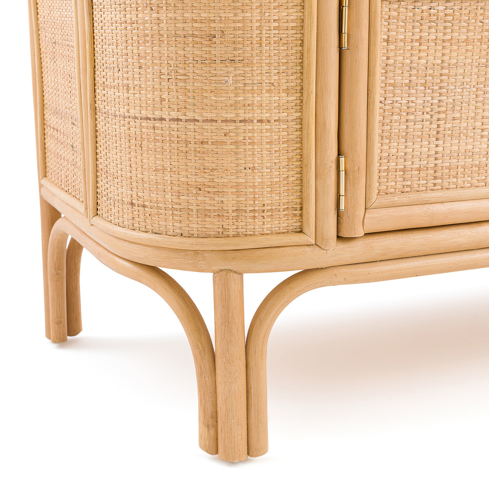 ТВ-тумба из плетеного ротанга Simone Rattan TV Stand