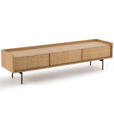 ТВ-тумба с плетеным декором Buckley Wicker TV Stand