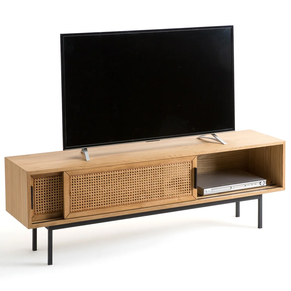 ТВ-тумба с плетеным декором Tate Wicker TV Stand