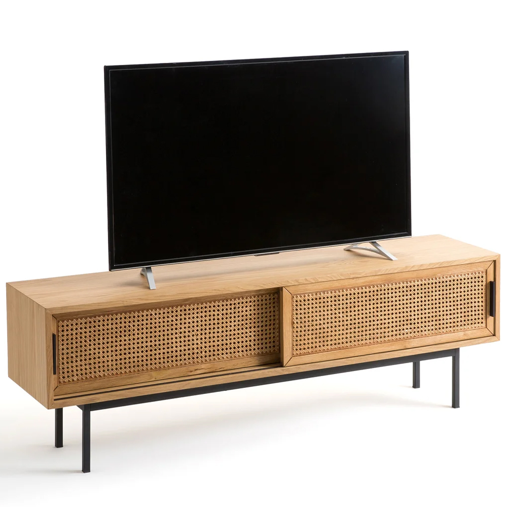ТВ-тумба с плетеным декором Tate Wicker TV Stand