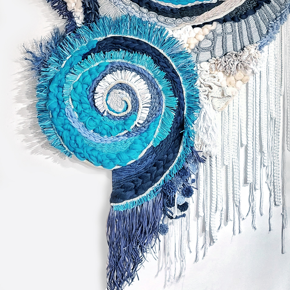 Текстильный Арт-объект ручной работы Galaxy