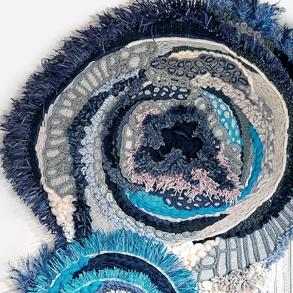 Текстильный Арт-объект ручной работы Galaxy