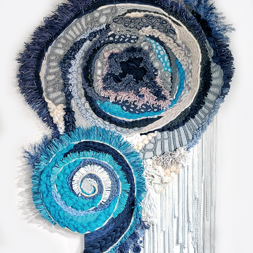 Текстильный Арт-объект ручной работы Galaxy