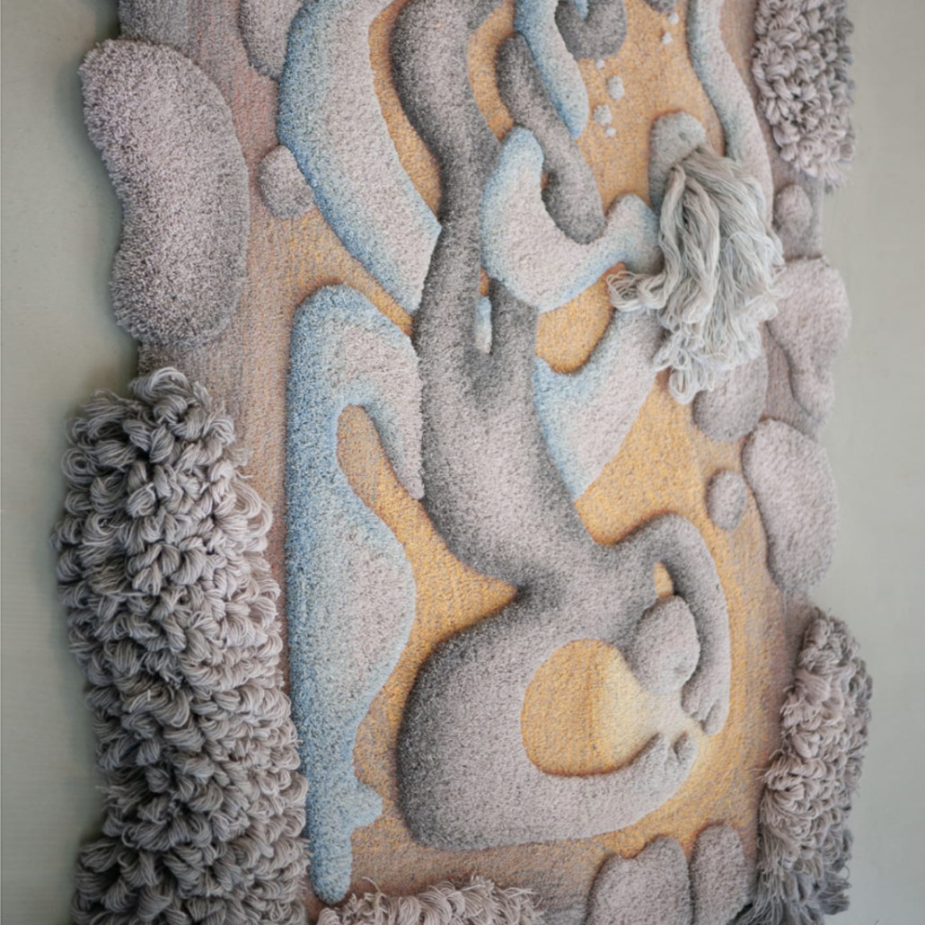 Тканый вручную монументальный настенный гобелен Soft Inception