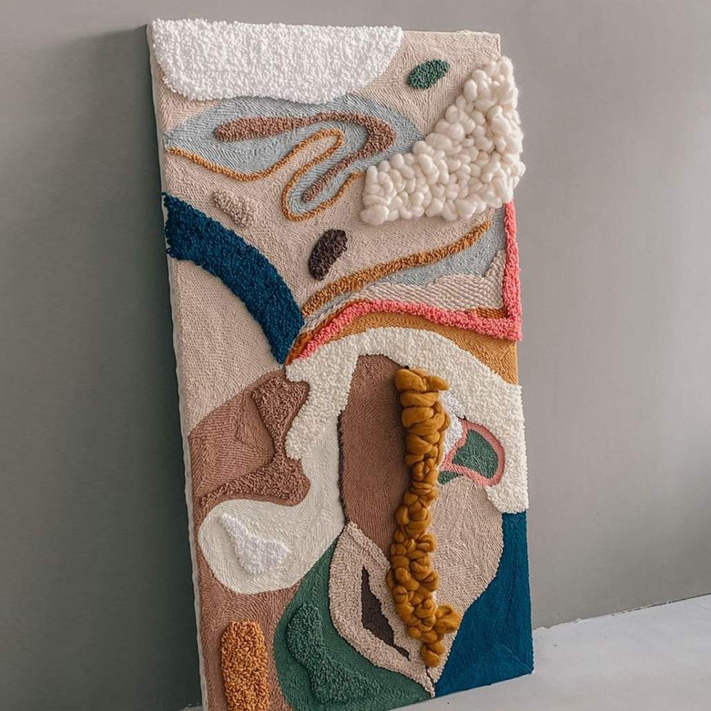 Тканый вручную текстильный гобелен Orchid