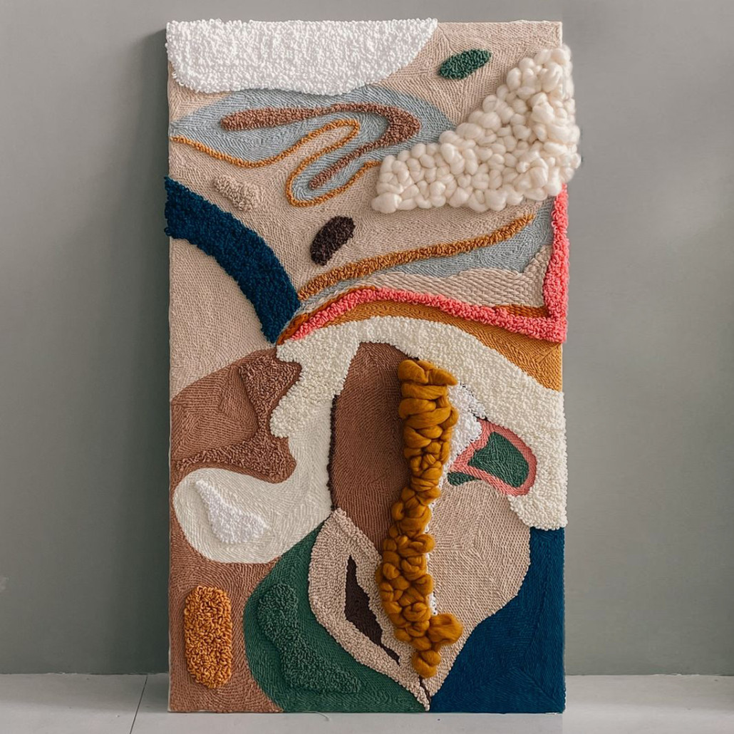 Тканый вручную текстильный гобелен Orchid