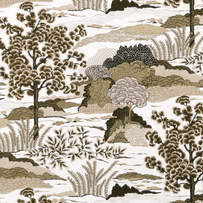 Ткань Velours landscape Beige пейзах N 1190