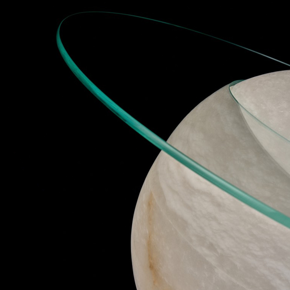 Торшер - журнальный стол Cryptocrystalline Stone