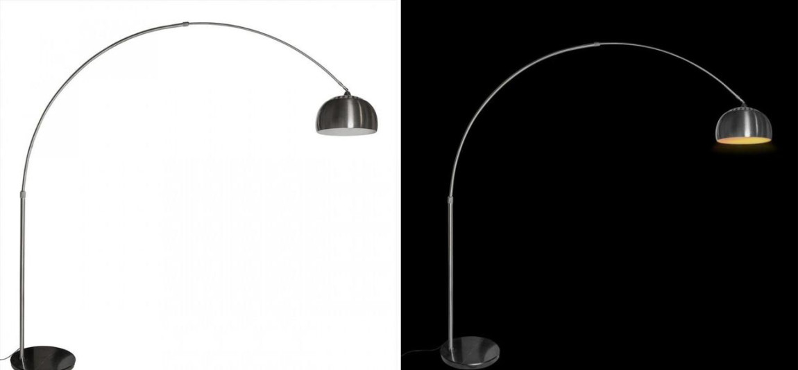 Торшер Arco Круглая База