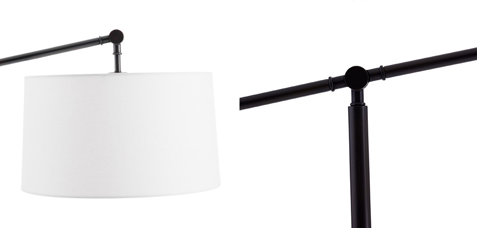 Торшер Arteriors NEWARK FLOOR LAMP Black