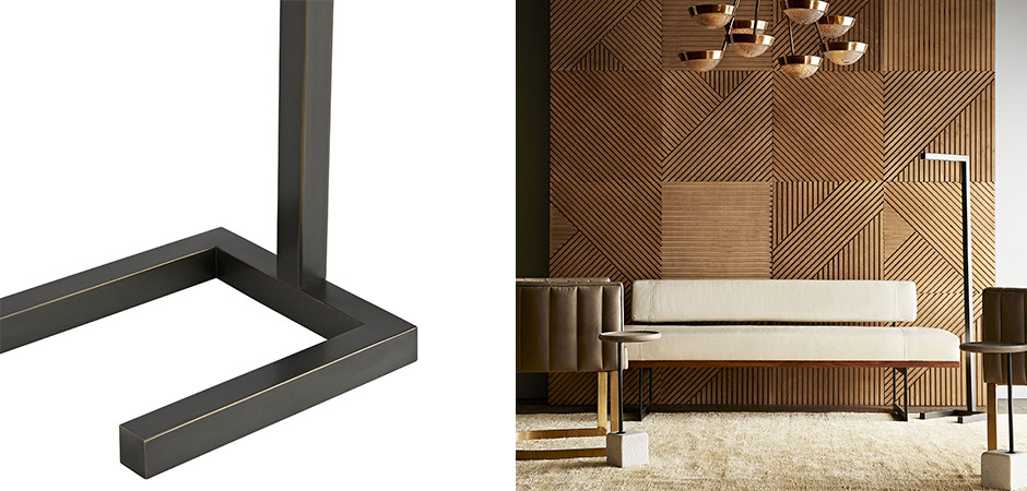 Торшер Arteriors SALFORD FLOOR LAMP Black
