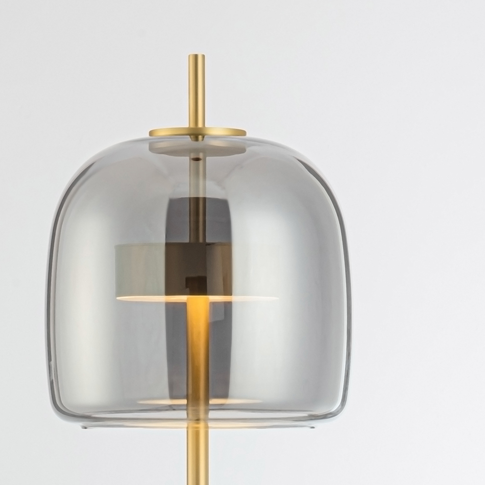 Торшер Blanton Smoky Brass Floor Lamp