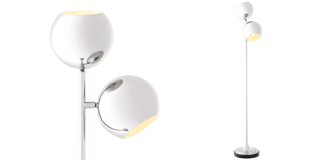 Торшер Eichholtz Floor Lamp Compton Nickel