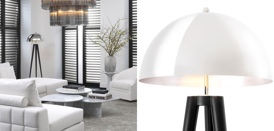 Торшер Eichholtz Floor Lamp Coyote Nickel