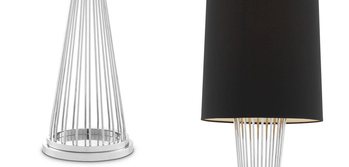 Торшер Eichholtz Floor Lamp Holmes Nickel