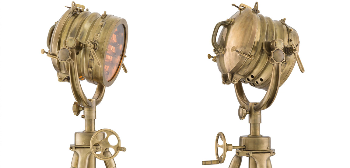 Торшер Eichholtz Floor Lamp Royal Master Sealight Brass