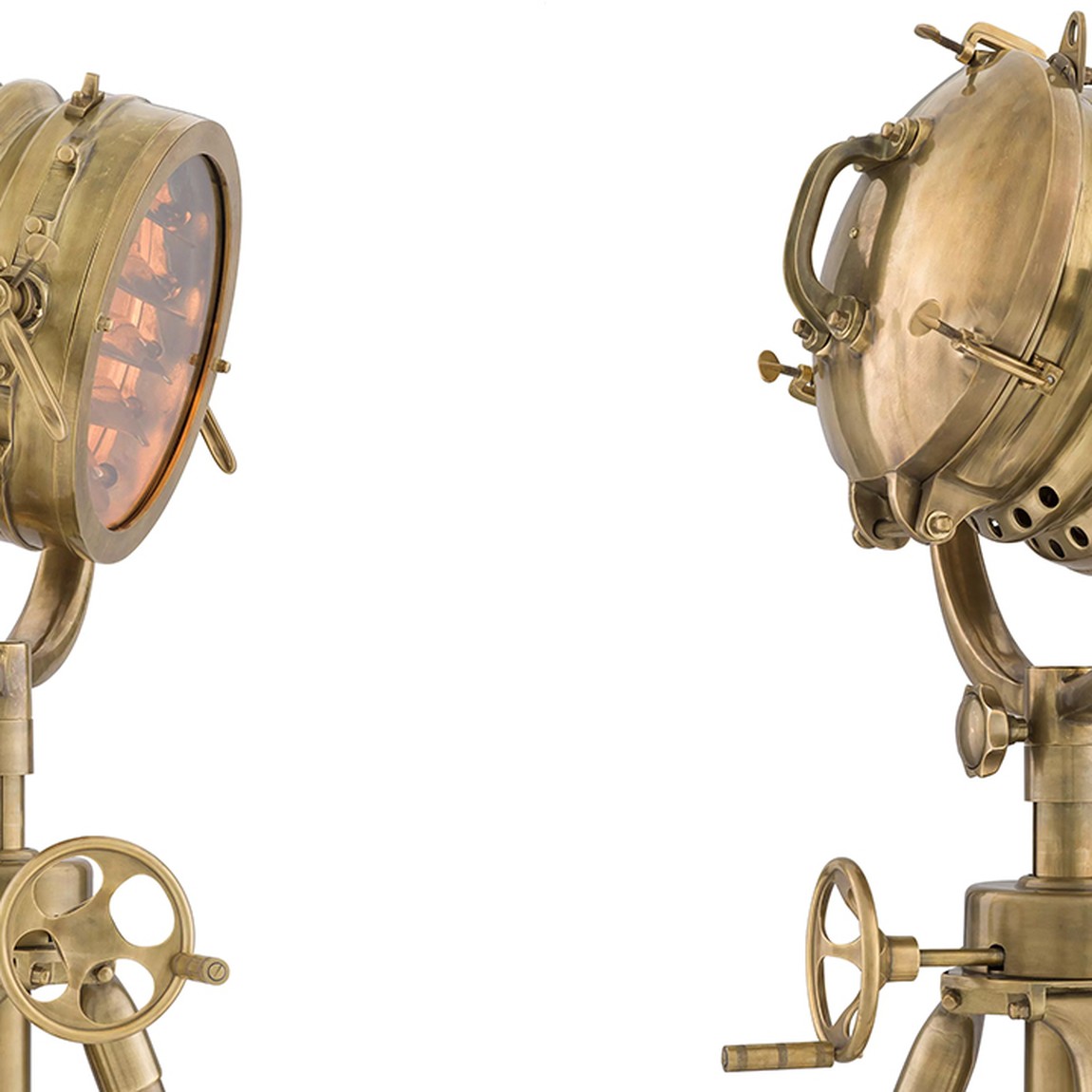 Торшер Eichholtz Floor Lamp Royal Master Sealight Brass
