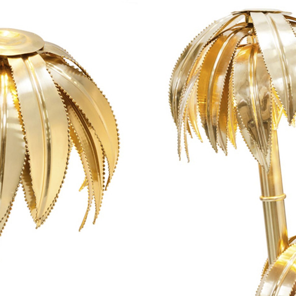 Торшер FLOOR LAMP PALMERY X2 Brass