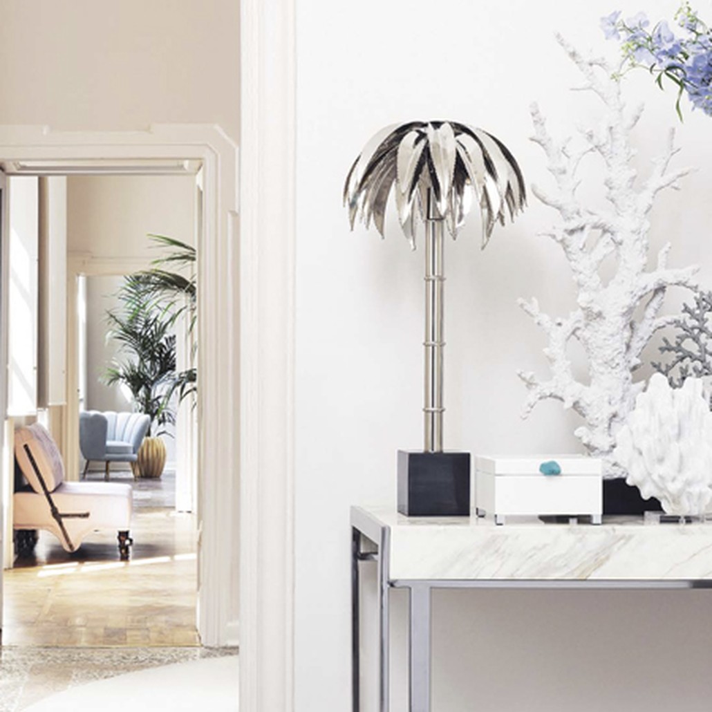 Торшер FLOOR LAMP PALMERY X2 Chromium