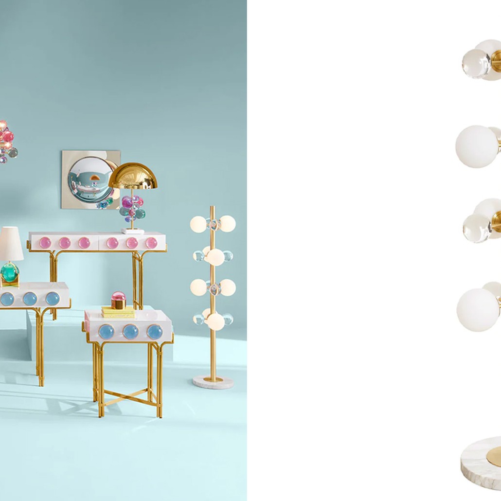 Торшер GLOBO FLOOR LAMP-BRASS Jonathan Adler
