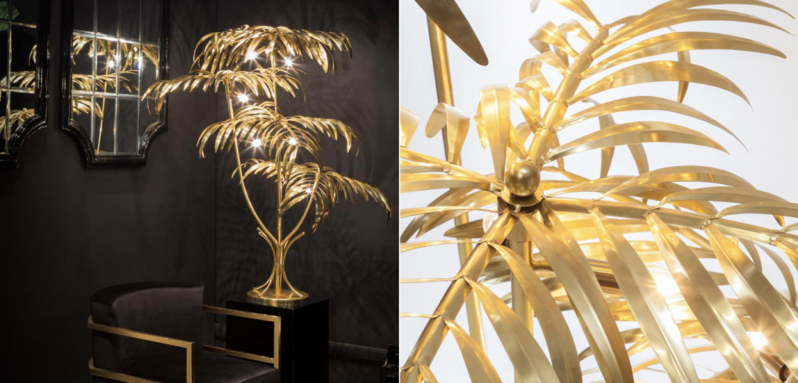 Торшер Golden Palm Floor Lamp