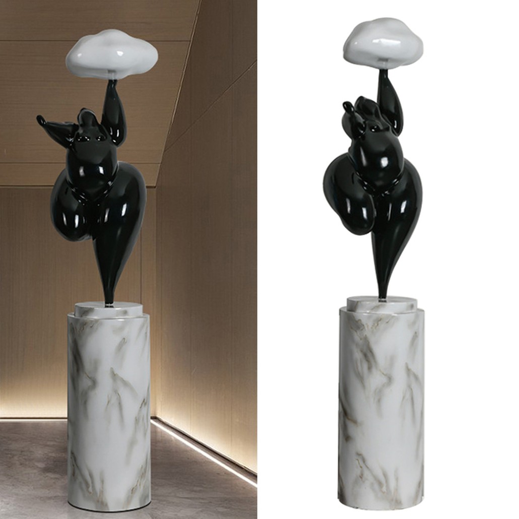 Торшер In The Clouds Black Floor Lamp