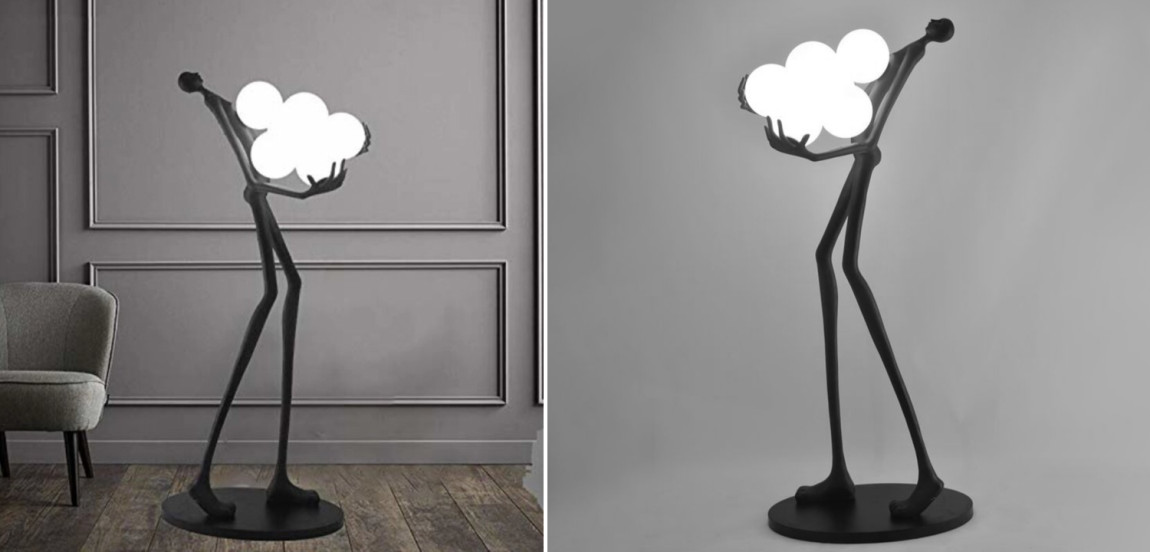 Торшер Man carries light Six Balls