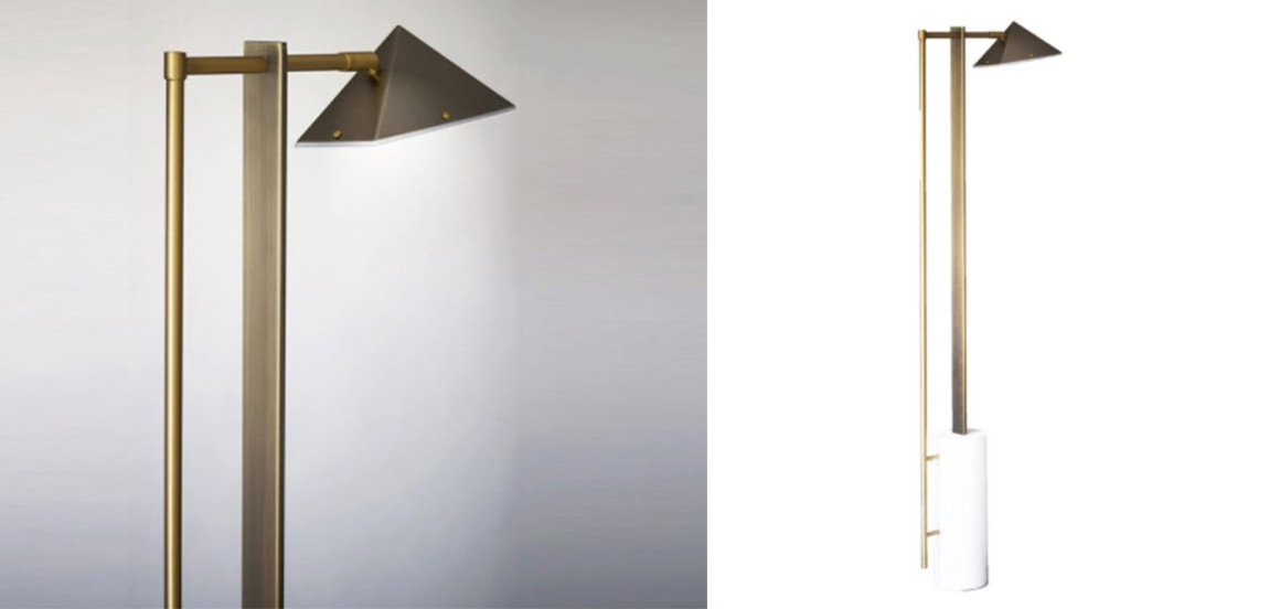 Торшер MARBLE AND WEDGE