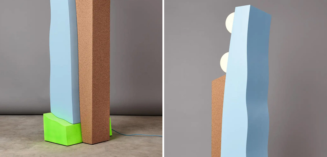 Торшер Masquespacio Double Lamp