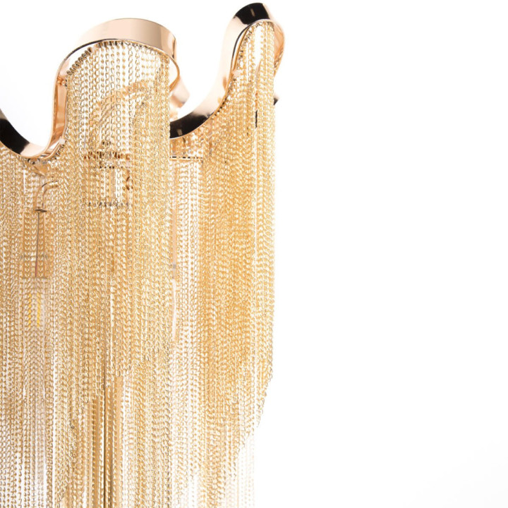 Торшер Metal gold bar