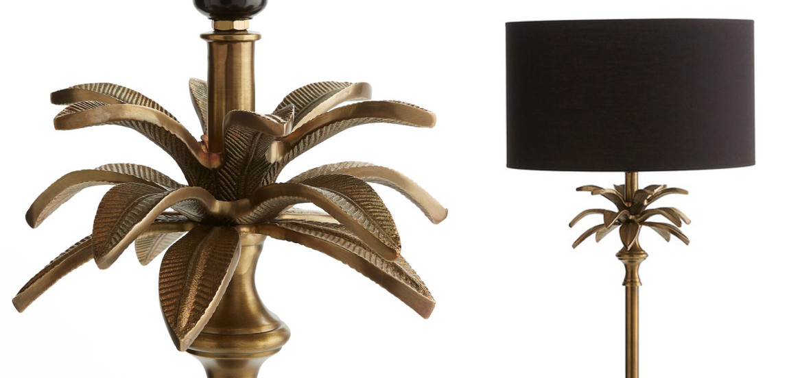 Торшер Palm Black Lampshade
