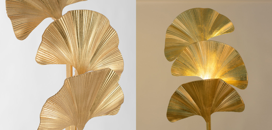 Торшер Palmas Gold Floor Lamp