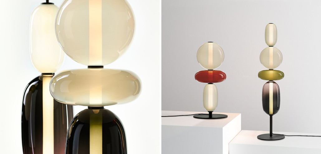 Торшер PEBBLES A в стиле Bomma 160 см