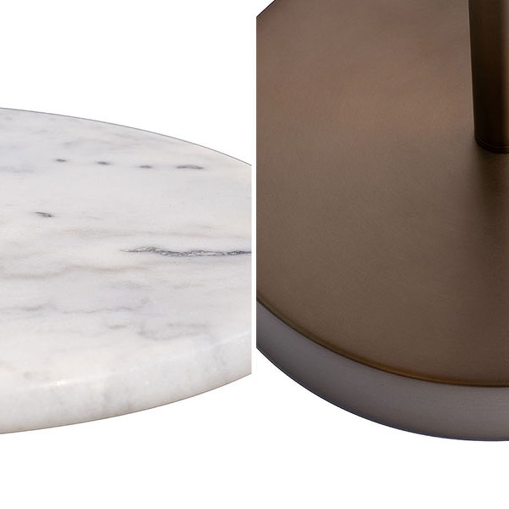 Торшер белый Marble